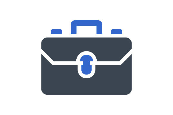 Business Bag Icon: Graphics and Icons for Local Branding