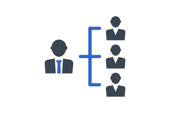 Business Hierarchy Icon: Graphics and Icons for Local Branding