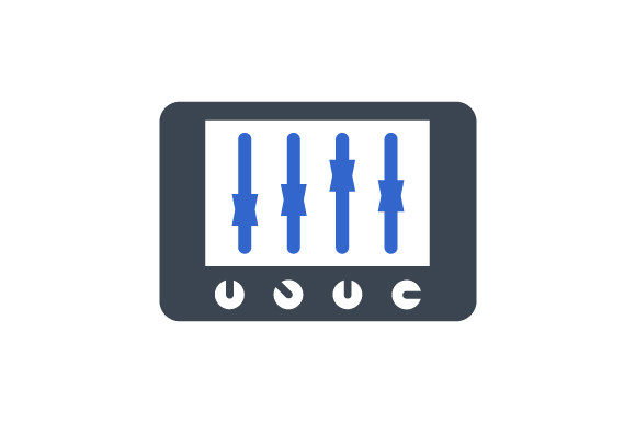 Control, Equalizer Icon for Graphics and Icons