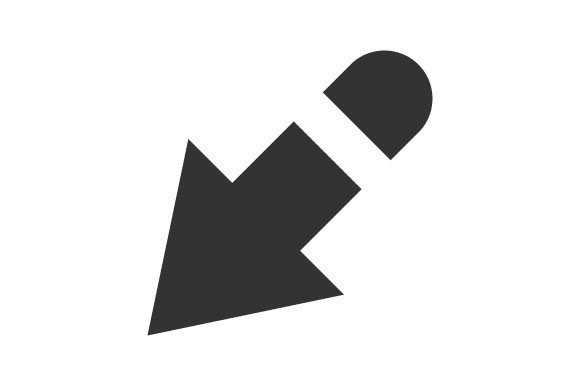 Down Left Arrow Icon Review