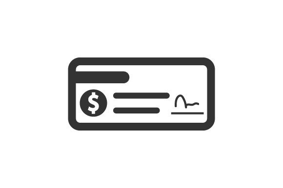 Issuing a Cheque Icon Review