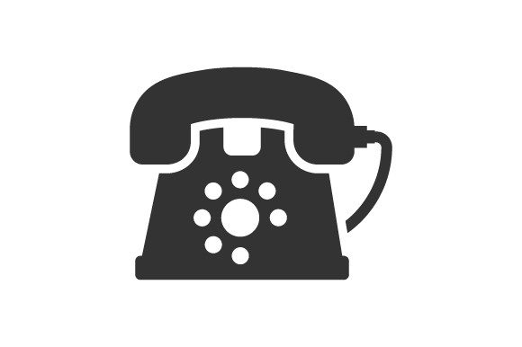 Land Phone Icon: Graphics and Icons for Local Business