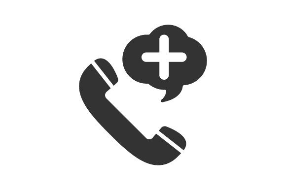 Medical Call Icon Graphics and Icons