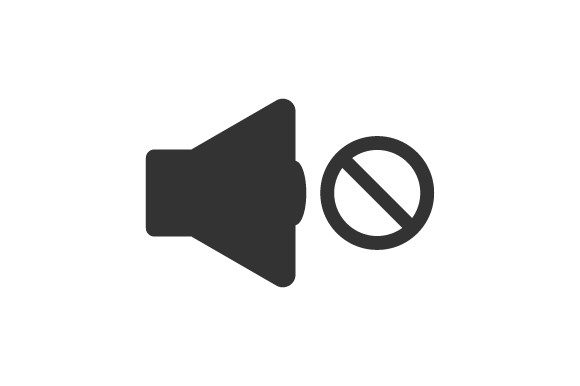 Mute, No Sound Icon Graphics and Icons