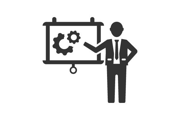 Presentation Business Service Icon Graphics