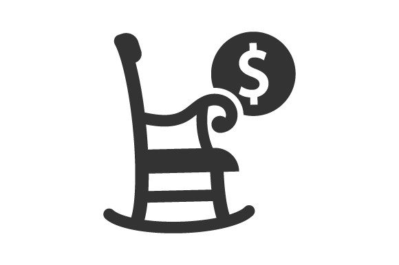Retirement Plan Icon: Graphics and Icons for Local Business