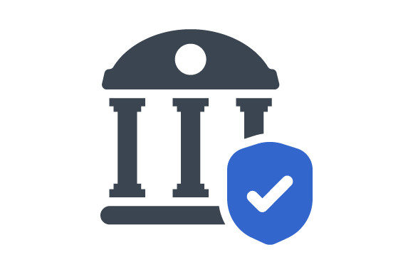 Secure Banking Icon: Graphics and Icons for Trustworthy Design